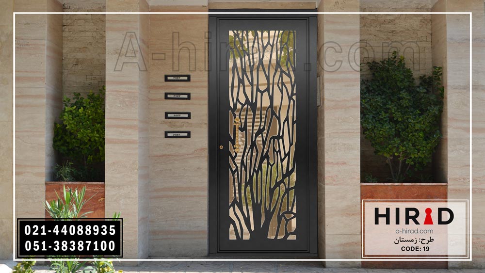 درب فلزی تک لنگه حیاطی هیراد ویژه ورودی نفررو ساختمان 