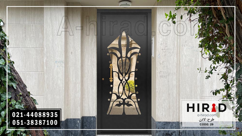 درب نفررو فلزی مدل لادن