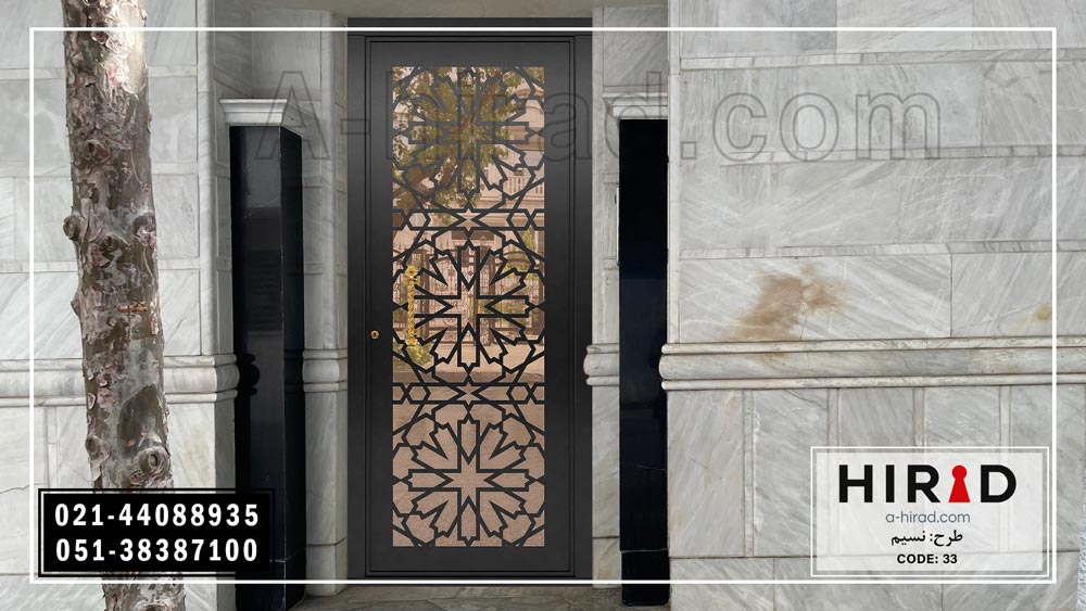 درب فلزی لیزری باضخامت ورق 3 میلیمتر هیراد