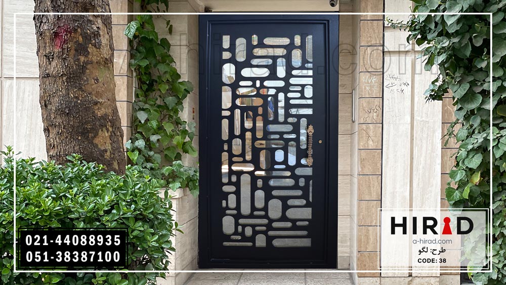 درب فلزی تک لنگه هیراد مناسب برای ورودی ساختمان جنوبی 
