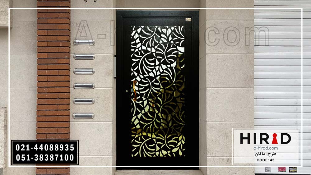 درب تک لنگه فلزی هیراد با بهترین یراق آلات 