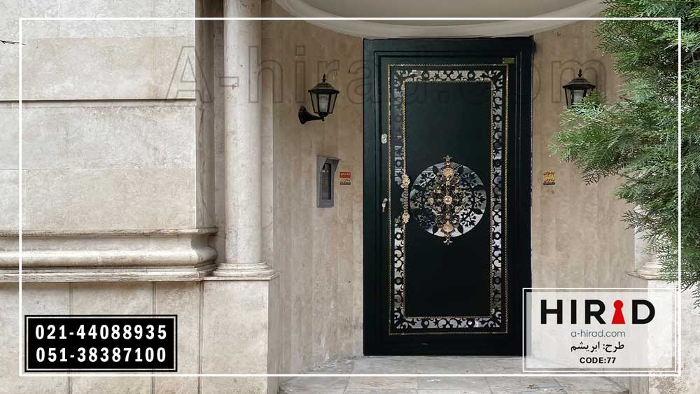 درب تک لنگه فلزی با ابعاد 116*223 هیراد