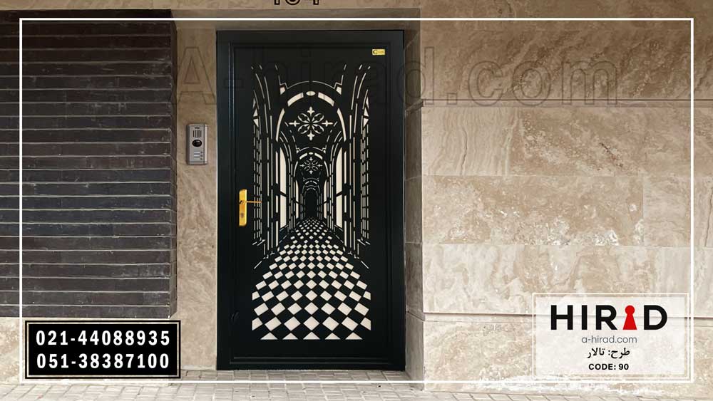فروش فوق آلعاده درب فلزی لیزری هیراد کد 1090