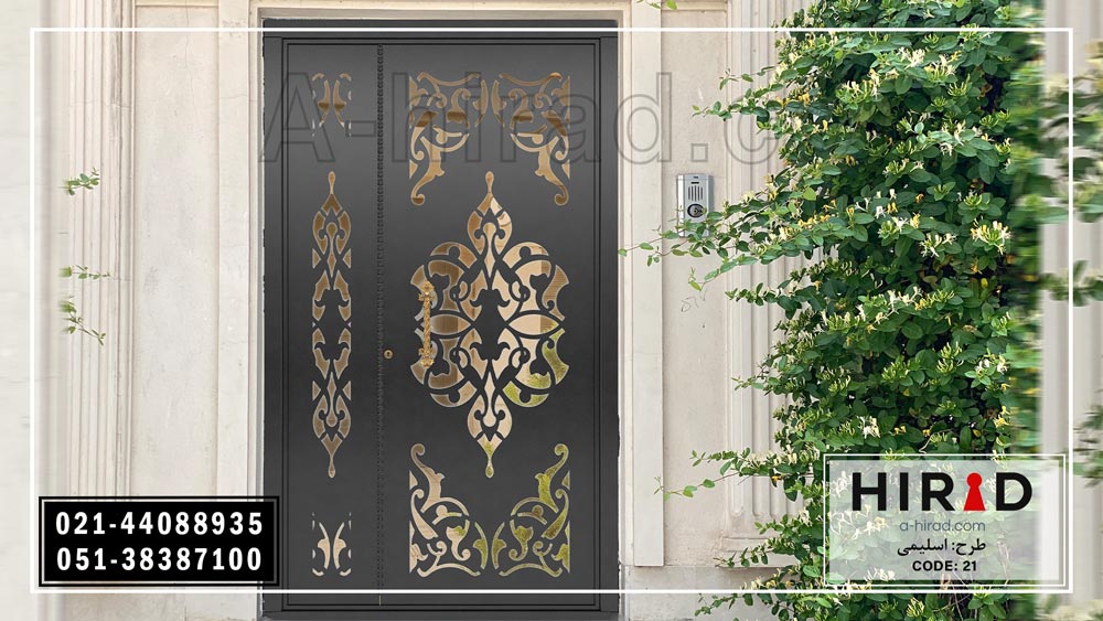 درب یک و نیم لنگه مناسب برای ورودی لابی هتل