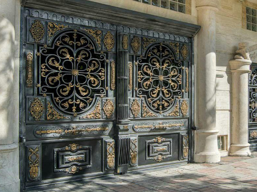 درب فرفورژه کد DFF-12 مناسب درب پارکینگ&nbsp;