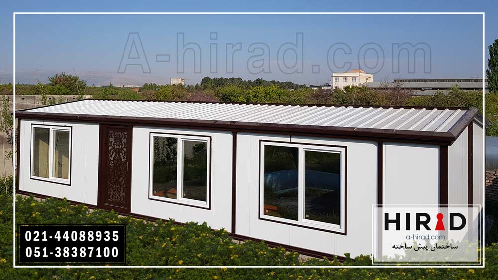 &nbsp;ساختمان پیش ساخته ساندویچ پانلی: