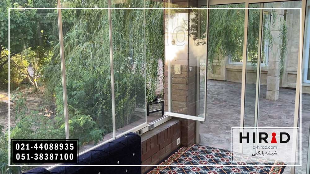 مزیت های شیشه بالکنی تراس شیشه ایی