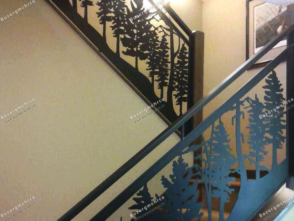 نرده فلزی لیزری