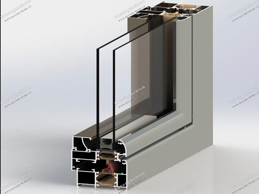 پنجره آلومینیوم ترمال بریک